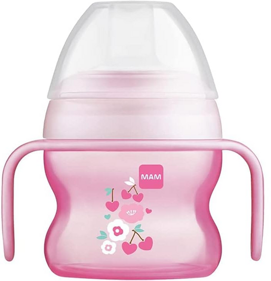MAM Starter Cup kubek niekapek 150 ml 4 m+ KWIATY