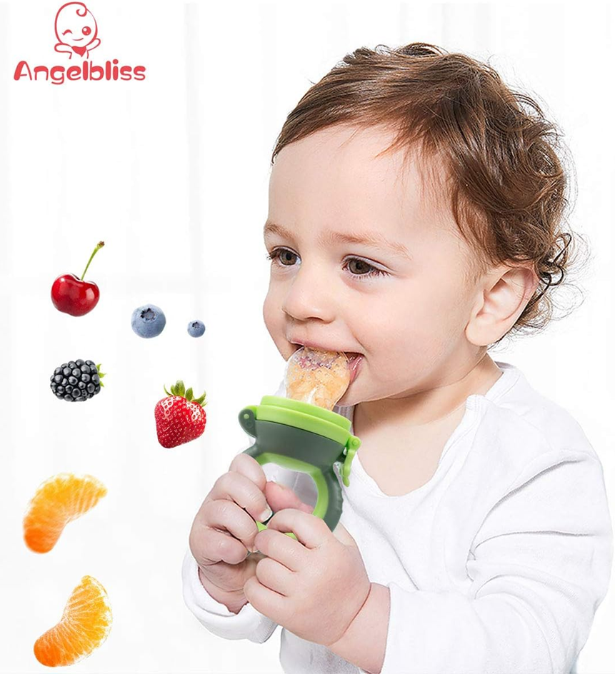 ANGELBLISSfruit teether x2age 3 m+colours green and violetwidth 5.5 cm, length 12 cmmaterials plastic