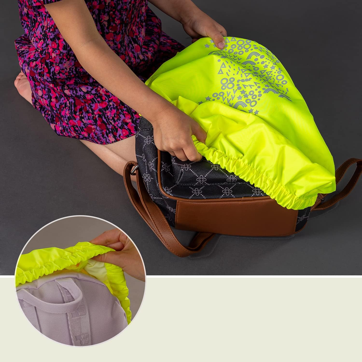 LASCAL KiddyGuard súprava na zábradlie schodiska pre uzamykací popruh 14 – 50 mm