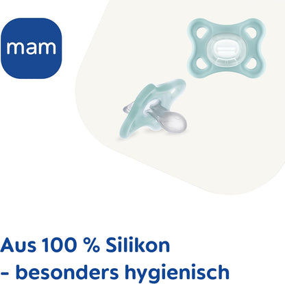 MAM Comfort silicone pacifiers x2, 3–12 months