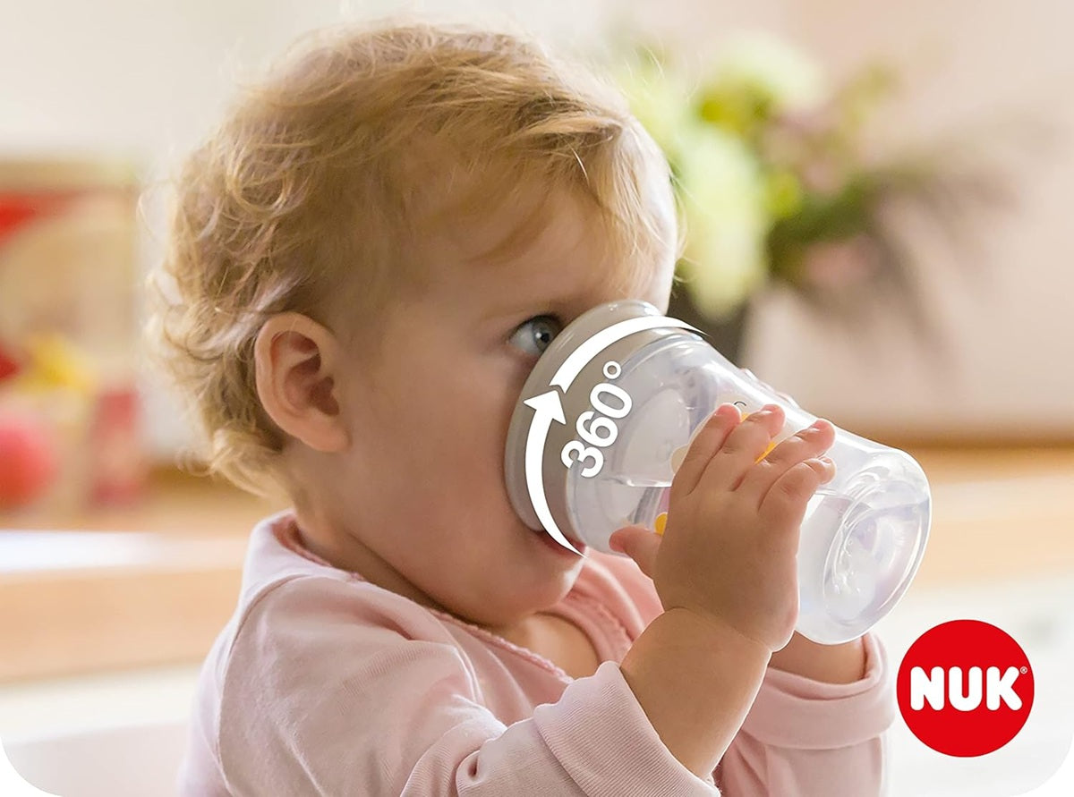 NUK Magic Cup cană anti-vărsare cu muștiuc 360° 230 ml 8 m+