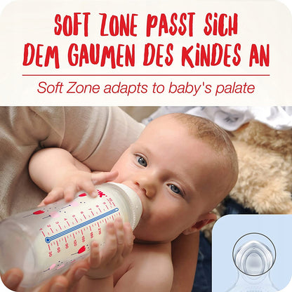 NUK No Colic σετ μπιμπερό 3x 300 ml 0-6