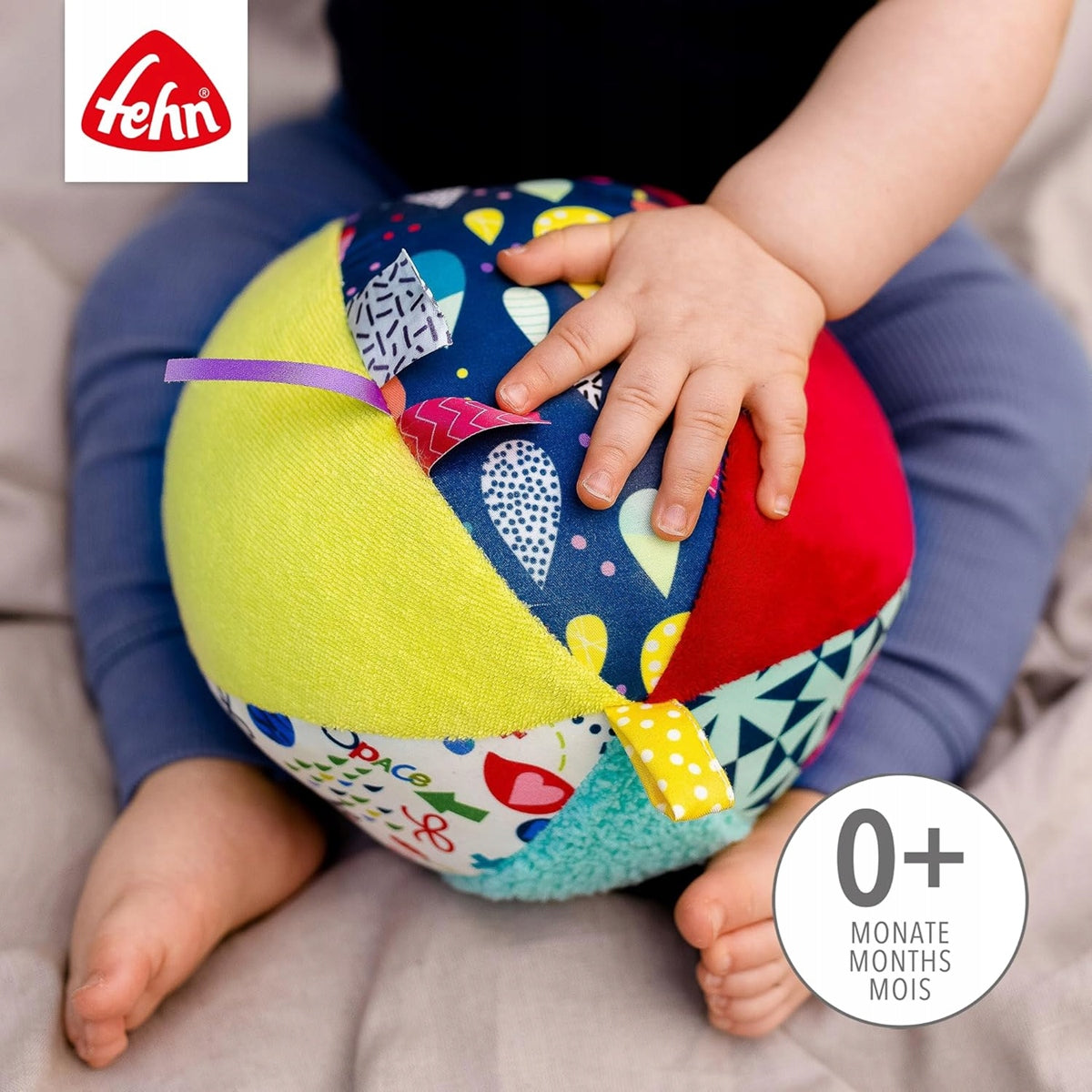 FEHN Color piłka materiałowa z dźwiękiem 16cm