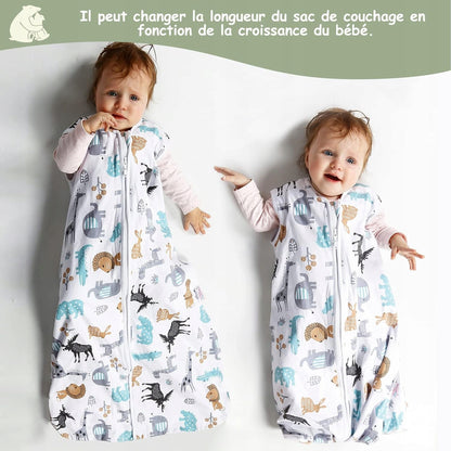 LICTIN sac de dormit de vară 0,5 TOG 65-85 cm x2