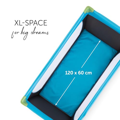 Hauck Dream N Play travel cot Waterblue 120x60 cm