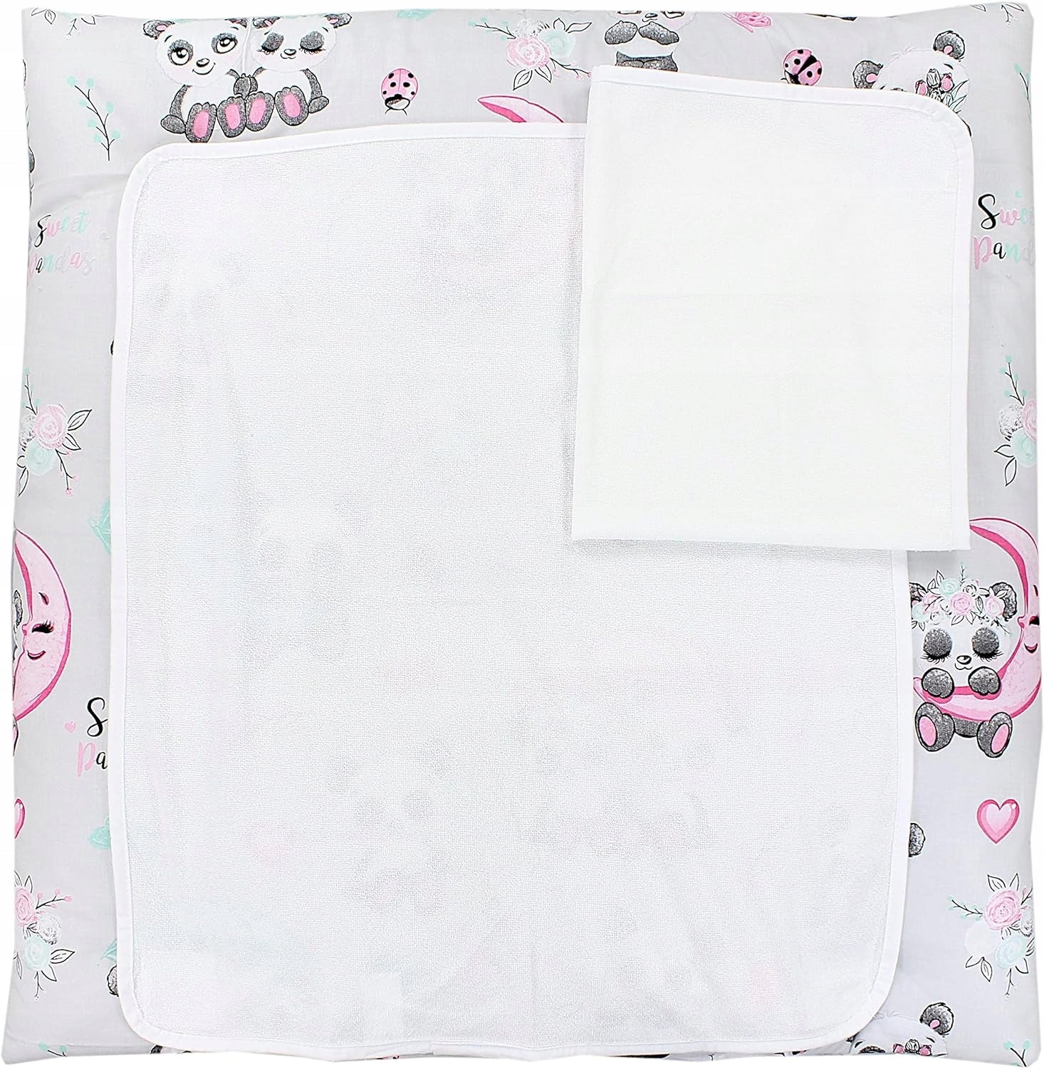 TUPTAM miękki przewijak z pokrowcami x2 75x50 cm
