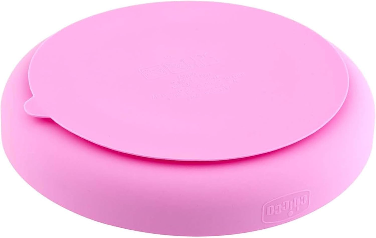 CHICCO Easy Menu talerz trójdzielny silikonowy z przyssawką 12 m+