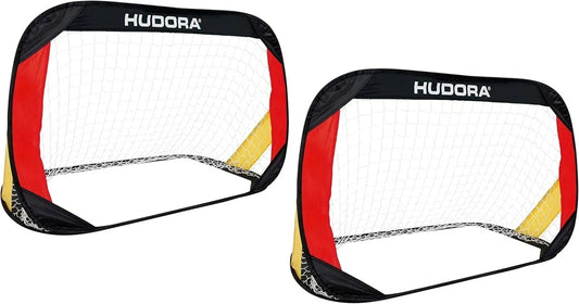 HUDORA porți Pop-Up pentru fotbal 120x80x80 cm 2 bucăți + husă