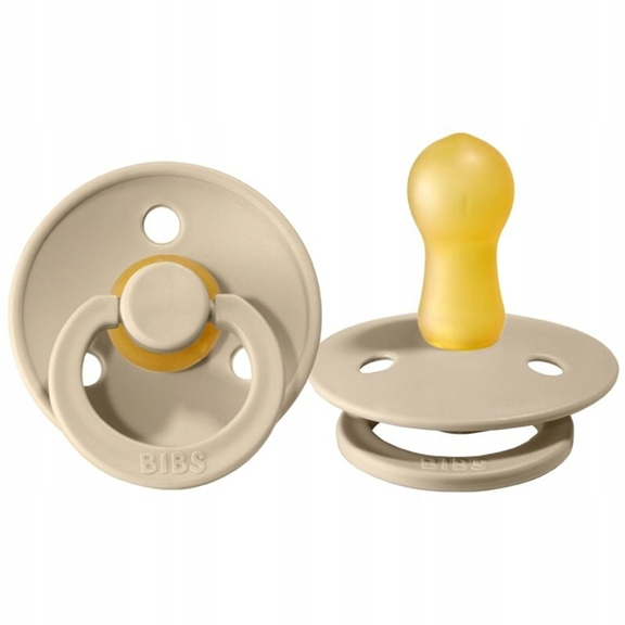 BIBS COLOUR suzete de calmare 2pack din cauciuc 6 luni+
