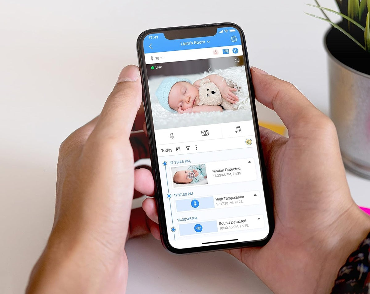 MOTOROLA Easy44 Connect dădacă electronică digitală 4,3" FHSS aplicație