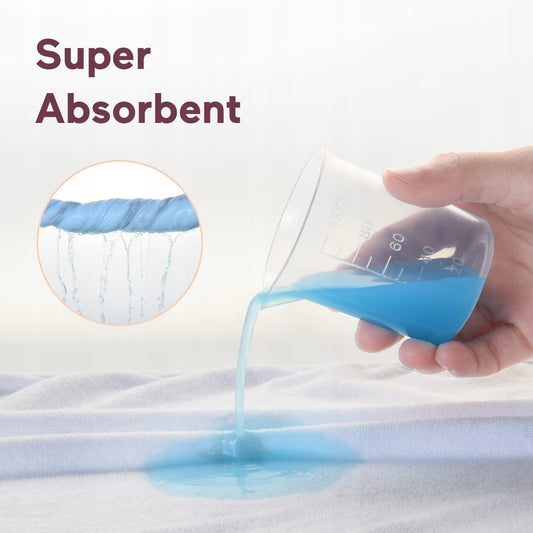 MOMCOZY prosop cu glugă x2 76x76 +6 lavete de spălat 24x24