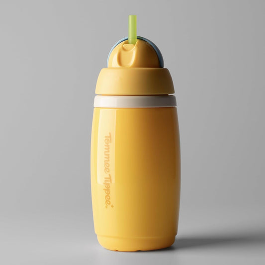 TOMMEE TIPPEE Active Straw Cup κύπελλο-μπουκάλι με καλαμάκι 266 ml 12 μηνών+
