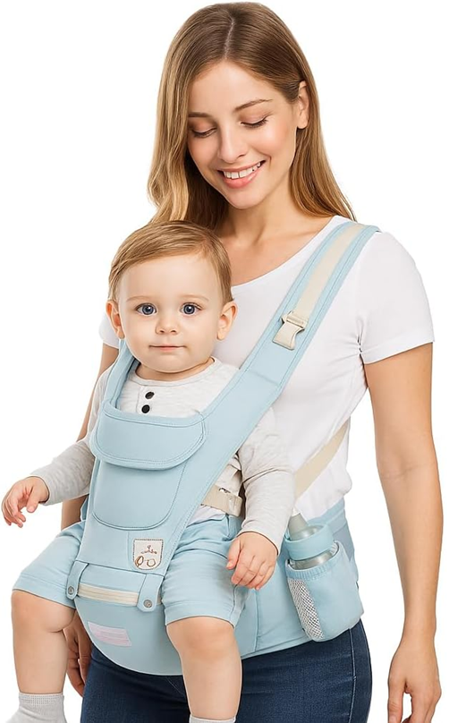 MARSUPIO ergonomico con cintura ventrale 4 in 1