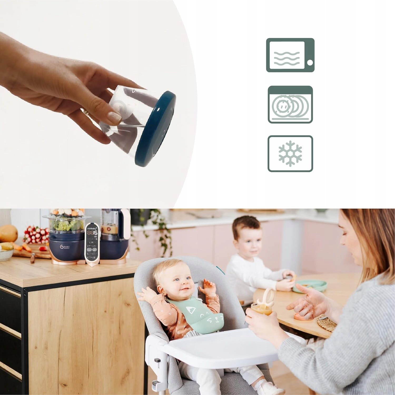 BABYMOOV Babybols set of containers