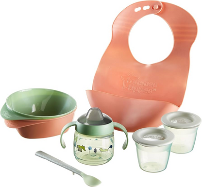 Set de vase și accesorii TOMMEE TIPPEE, 8 piese.
