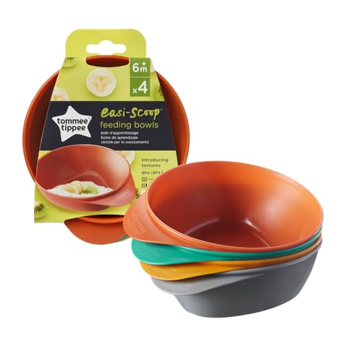 TOMMEE TIPPEE EasiScoop miseczki do karmienia 6m+ 4 szt. – nowy – zdjęcie 1