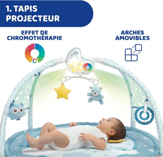 CHICCO Enjoy Colors Γυμναστήριο 3-σε-1 Χαλάκι Μάθησης + Προβολέας