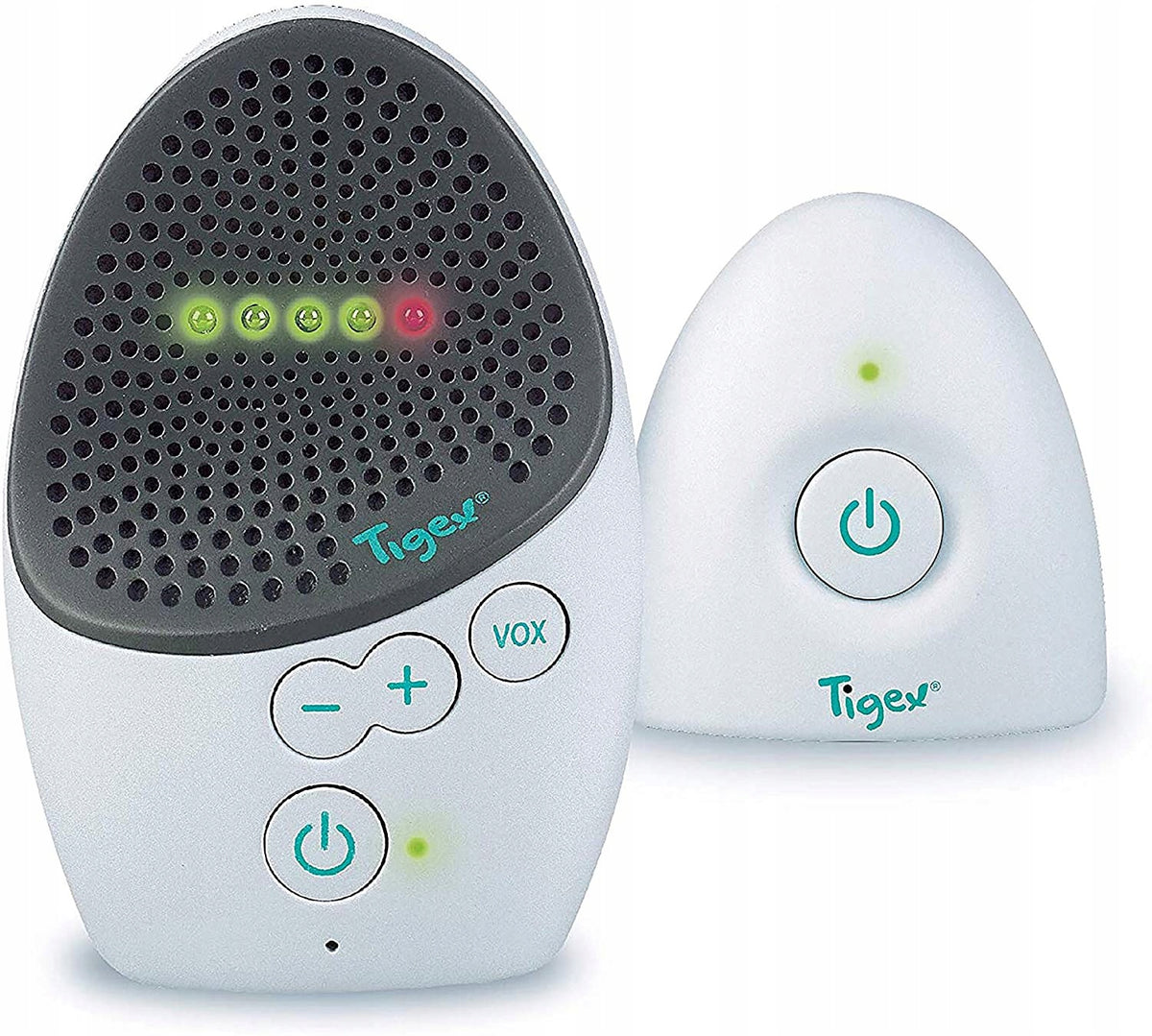 TIGEX EASY PROTECT elektroniczna niania audio, bezprzewodowy monitor z VOX, FHSS i wskaźnikami LED