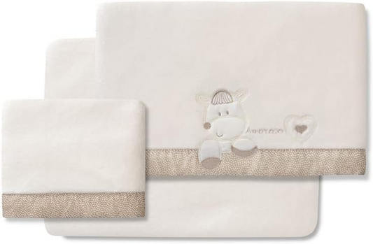 INTERBABY set de lenjerie din polar 3 piese.