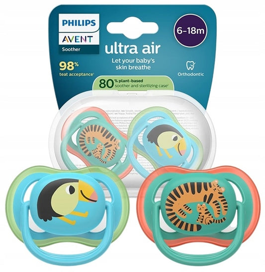 PHILIPS AVENT Ultra Air smoczki x 2 6-18msc