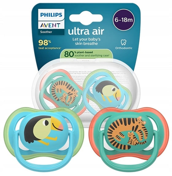 PHILIPS AVENT Ultra Air suzete x 2 6-18 luni