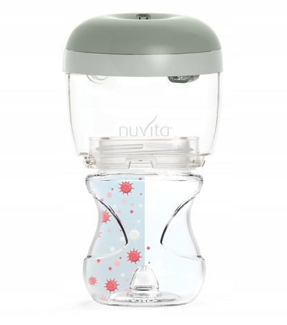 NUVITA MellyPlus 2 podręczny sterylizator UV do smoczków butelek 2 minuty