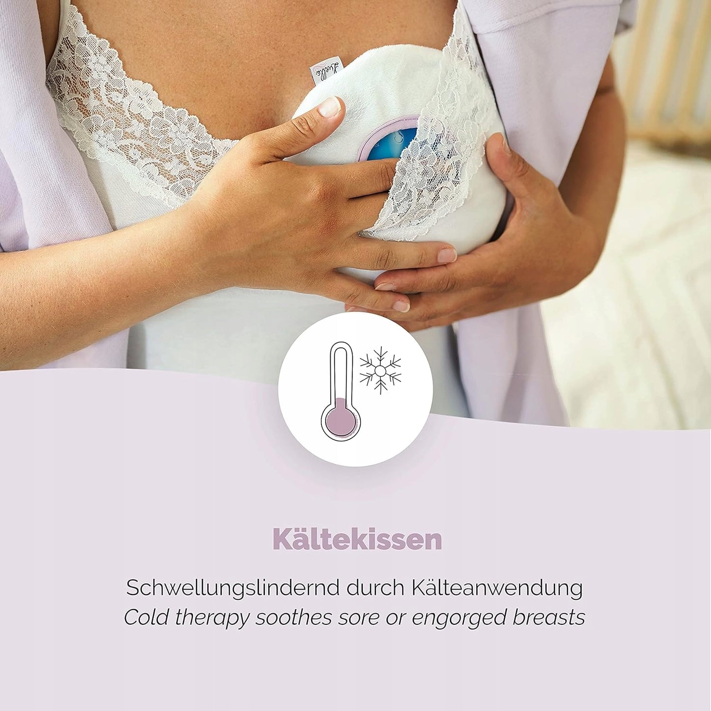 LIVELLA kompresy x 2 okłady żelowe na piersi 3w1