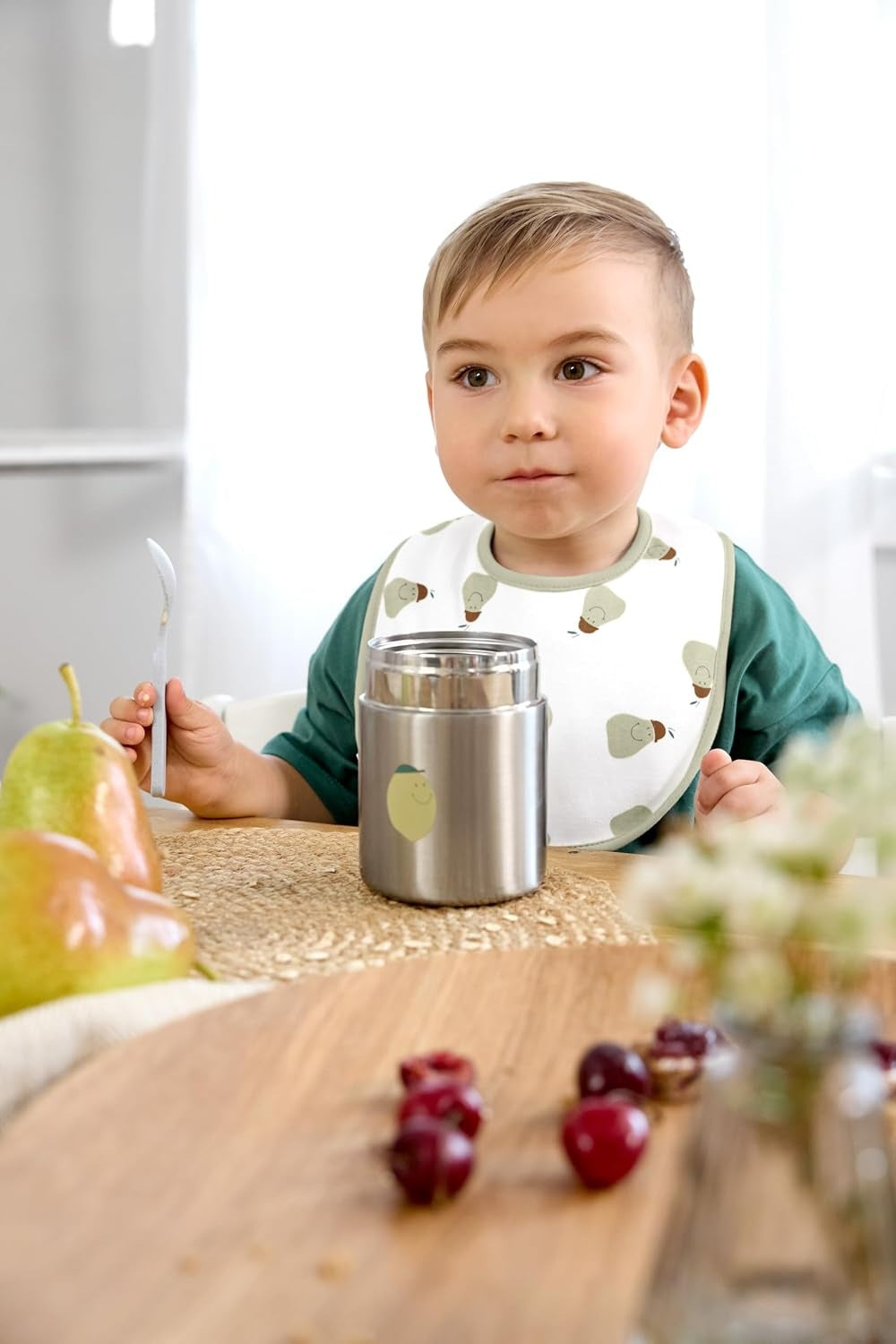 LASSIG Food Jar TERMOS PENTRU MÂNCARE din oțel inoxidabil 315 ml LĂMÂIE