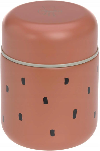LASSIG Borcan pentru alimente Happy Prints din oțel inoxidabil LUNCH TERMOS 350 ml