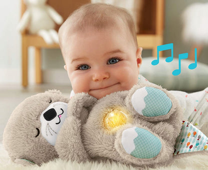 FISHER-PRICE Vidra de somn cu burtică mișcătoare, sunete și lumină
