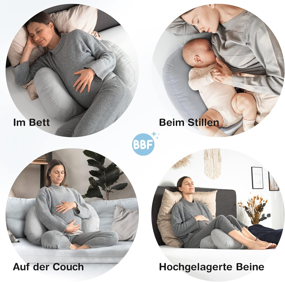 BABYBEFUN pernă compactă pentru gravide
