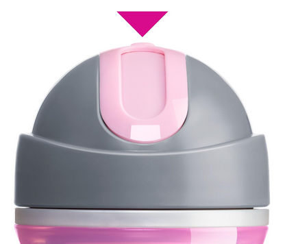 CHICCO Sport Cup szivárgásmentes szívószálas pohár 266 ml 14 hónap+