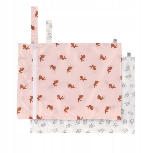 LASSIG sac impermeabil pentru scutece ude x2 29x40cm