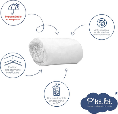 P'TIT LIT waterproof mattress protector