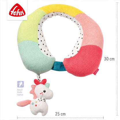 FEHN Aiko&Yuki pernă suport pentru gât de călătorie cu zornăitoare UNICORN
