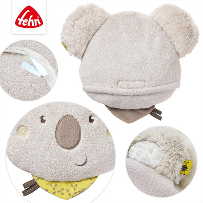 FEHN Koala Australia pernă termică de pluș cu sâmburi de cireșe 20 x 20 cm