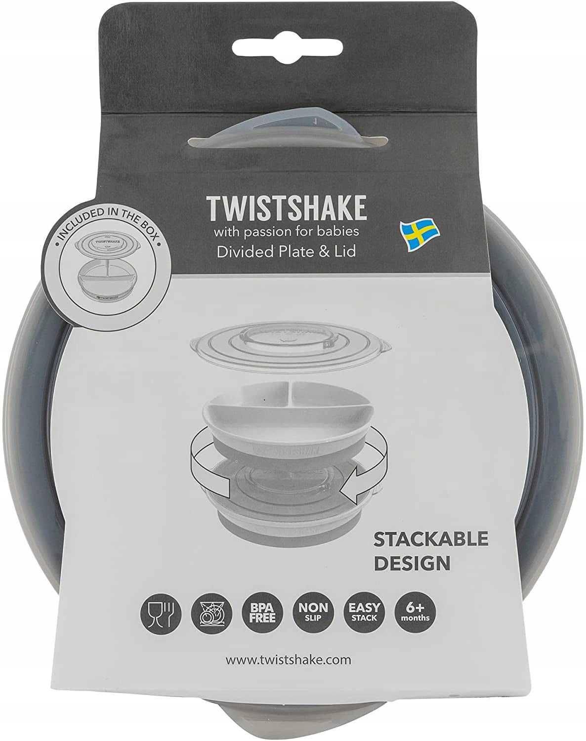 TWISTSHAKE mata CLICK MAT MINI z talerzykiem 6msc+