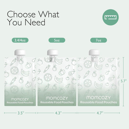 MOMCOZY punguțe tip tub pentru piureuri 10 buc 200ml