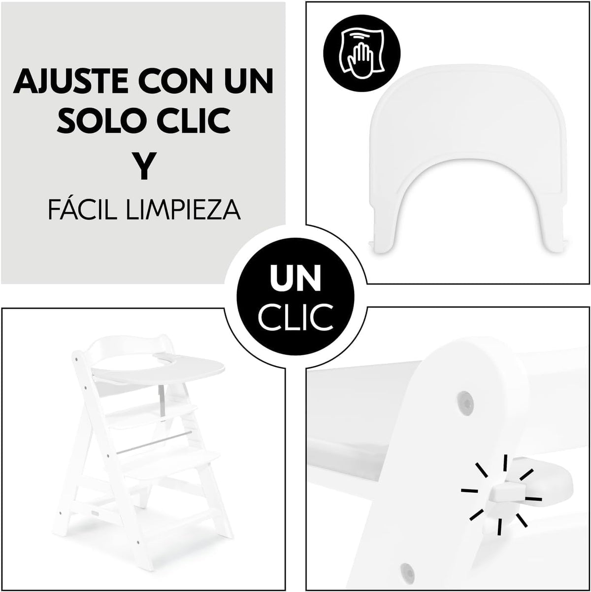 HAUCK Alpha Click Tray tabletop for the Alpha+ Beta+ high chair