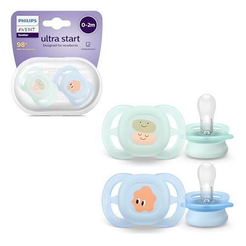 Philips Avent Ultra Start smoczek uspokajający x2 0-2m
