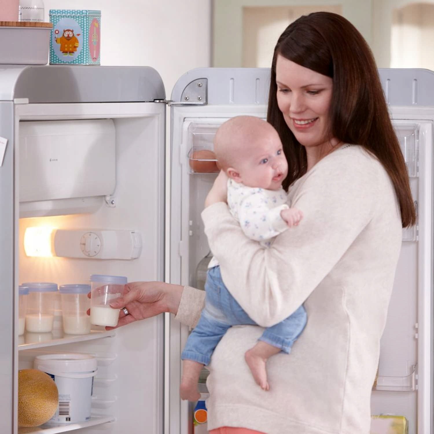 PHILIPS AVENT food containers x5 180 ml