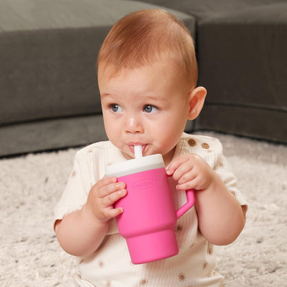 INFANTINO My 1st Tumbler cană din silicon anti-vărsare cu cioc 266 ml 6 luni+
