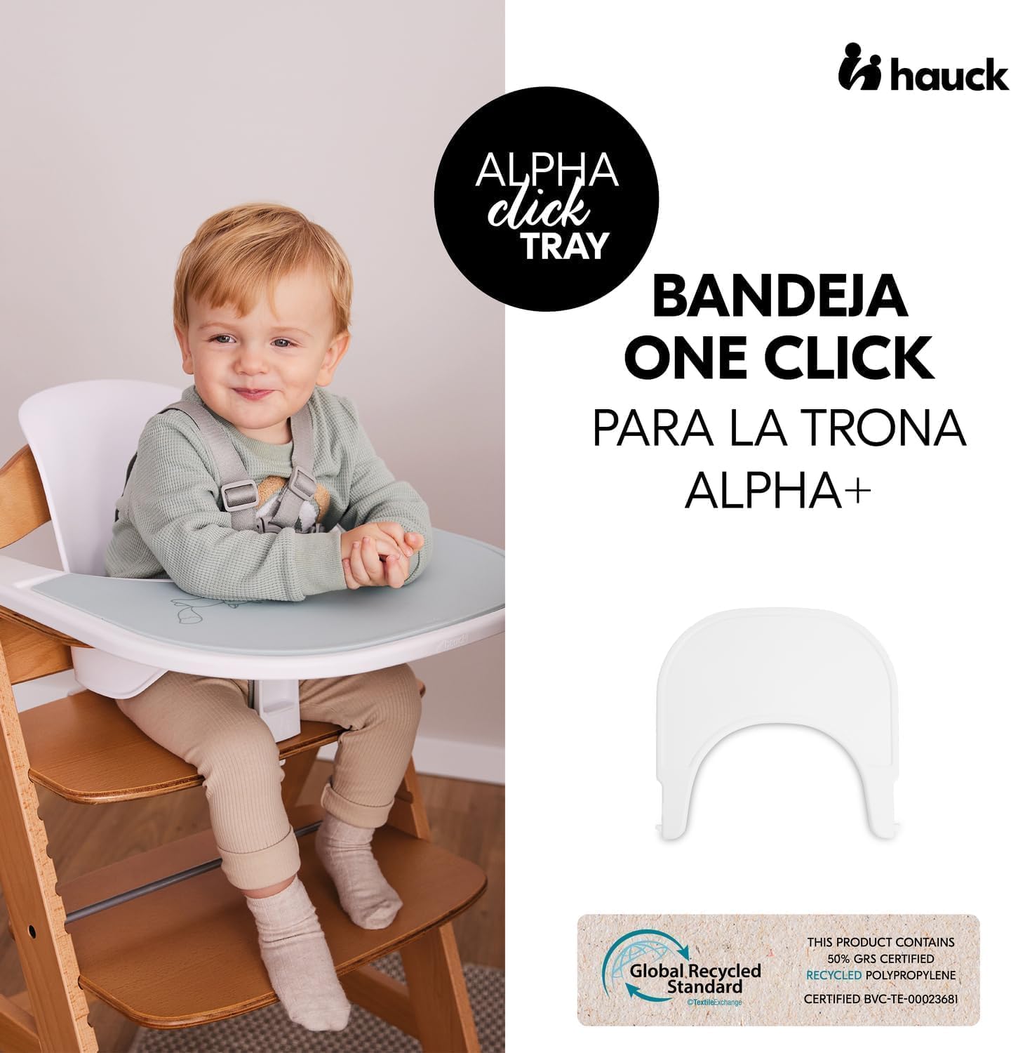HAUCK Alpha Click Tray tacka blat do krzesełka Alpha+ Beta+