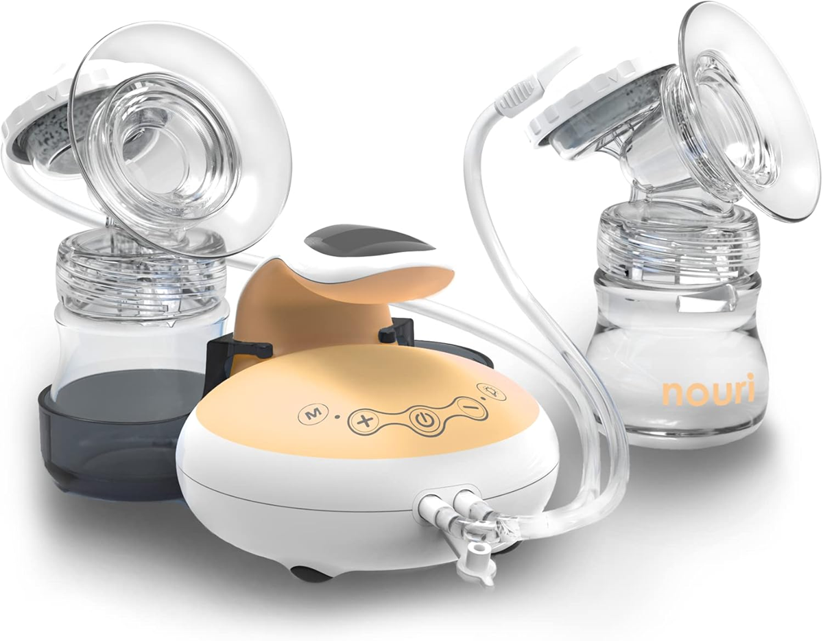 TENSCARE Nouri Duoelectric double breast pump with lightmaterials polypropylene, siliconeBPA freeused