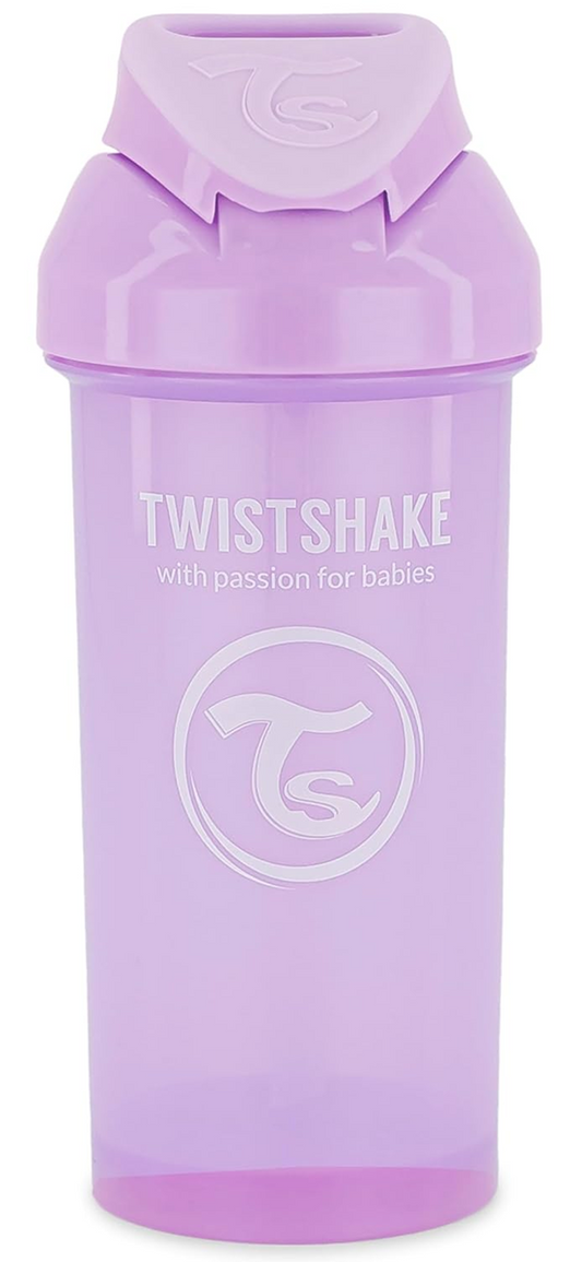 TWISTSHAKE Pahar cu pai, anti-vărsare, 360 ml, 6 luni+