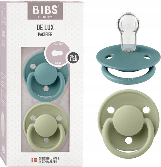 BIBS DE LUX smoczki uspokajające 2pack 0-3 lata SILIKON