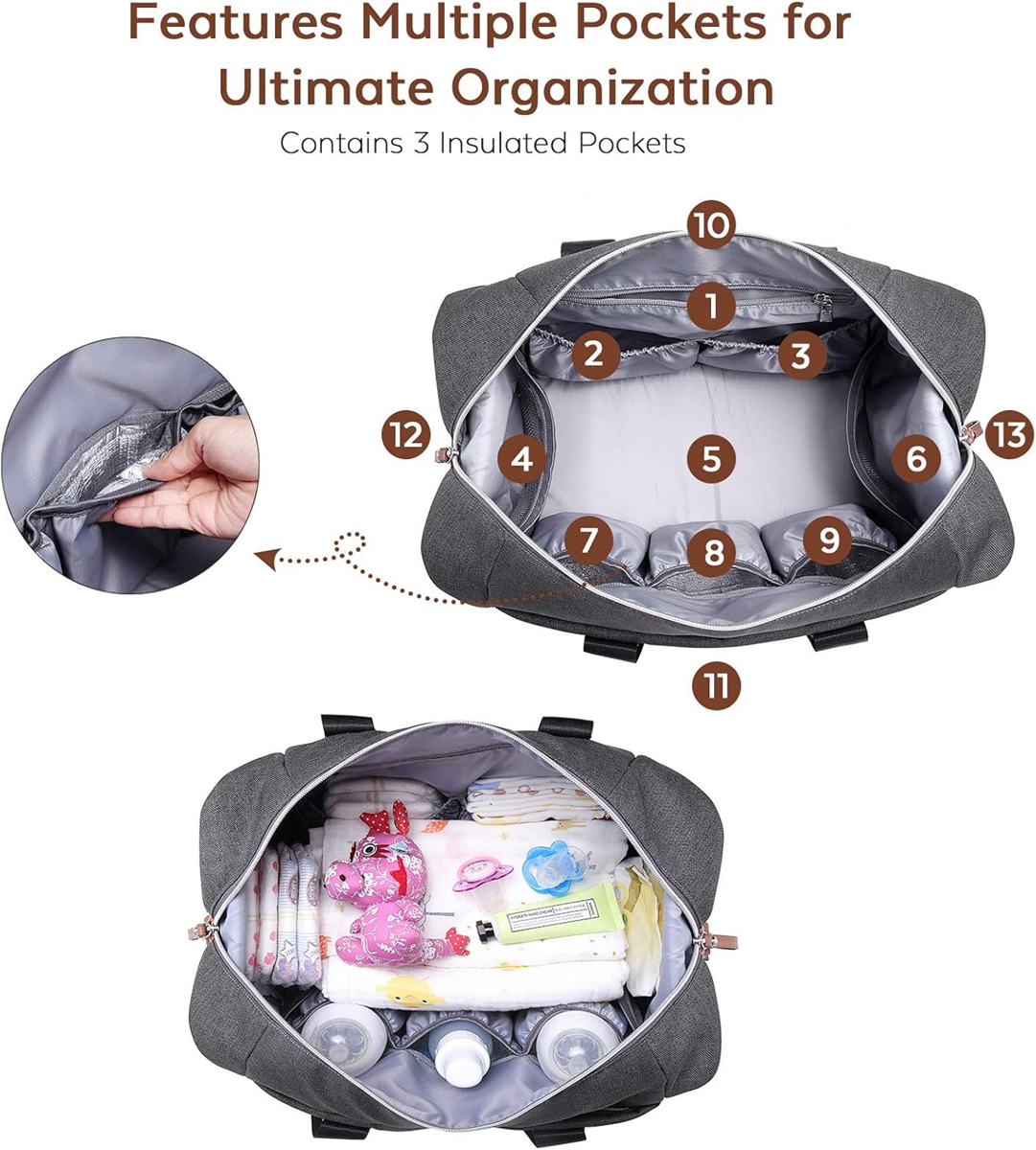 DIKASLON accessory case with changing table