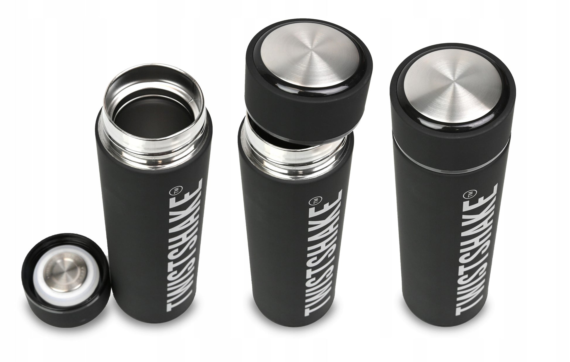 TWISTSHAKE HOT OR COLD 420 ml stainless steel thermos