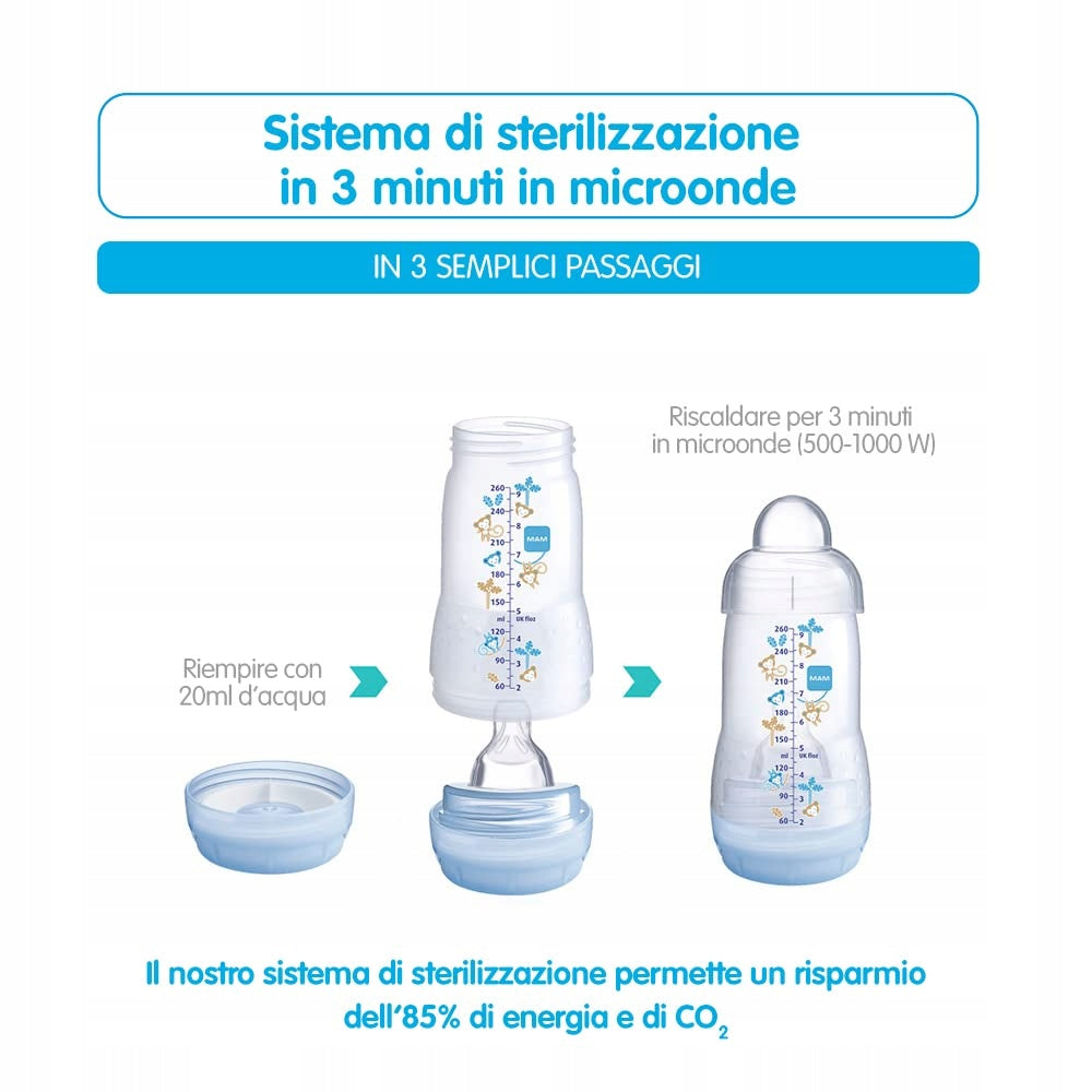 MAM Easy Start butelka antykolkowa 260ml 2m+