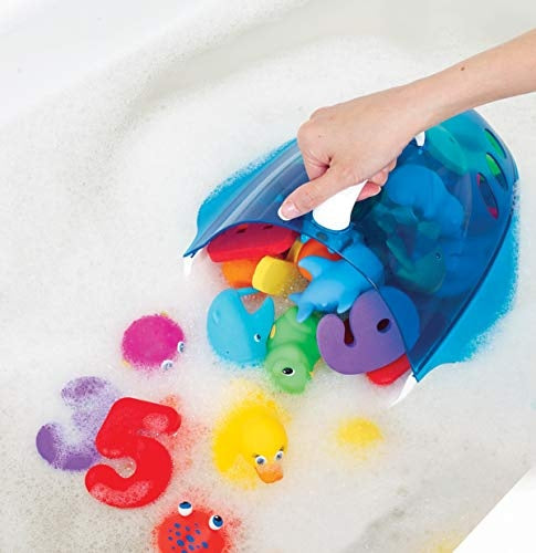 Munchkin Bath Toy Scoop coș pentru jucării de baie albastru